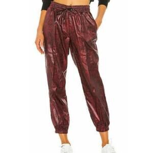 Nike Windbreaker Track Pants Red Snakeskin Print – Size XS – Lightweight Joggers